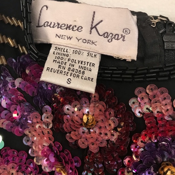 Lawrence Kazan, New York City Exquisite Sequined Beaded Top! NWOT - Picture 12 of 16